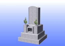 墓石洋型碑　縦型　90㎝×90㎝