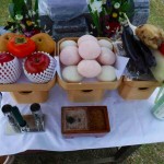 季節のお供えとお焼香