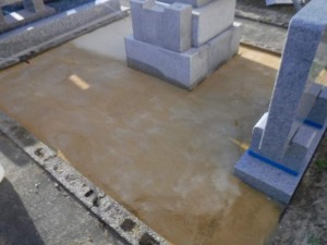 ➁防草土施工
