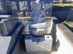 既存の石仏の設置